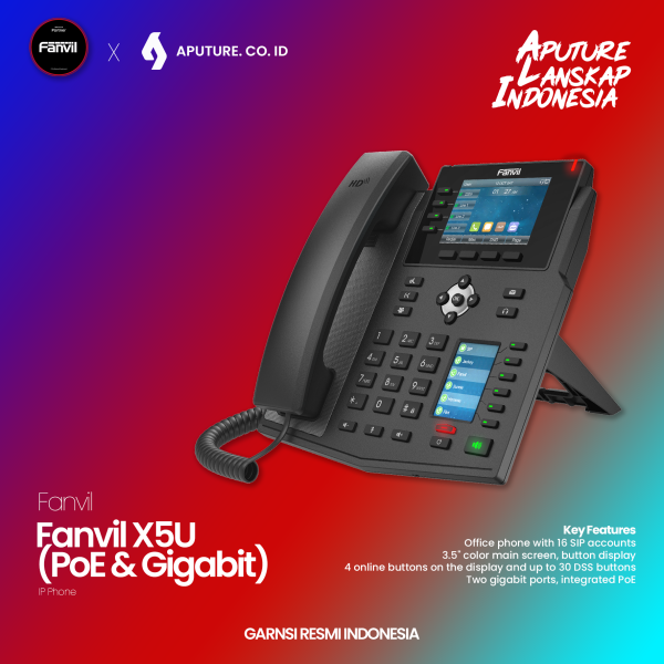 Fanvil X5U (PoE & Gigabit)